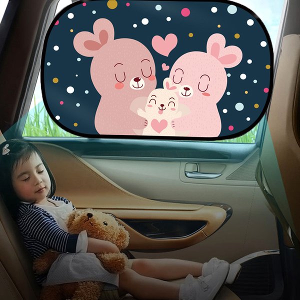 Pare-soleil de voiture, Protection UV, Adsorption électrostatique, pare-soleil de fenêtre de voiture pour enfants, rideau automatique universel, Protection solaire d'extérieur