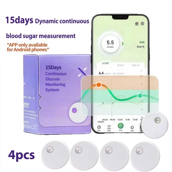 4/10 PCS Aidex X CGM Sensor Continuous Glucose Monitoring CGMS Diabetes Sugar Teaster as Linx Sensor Continuous Glucose Sensor