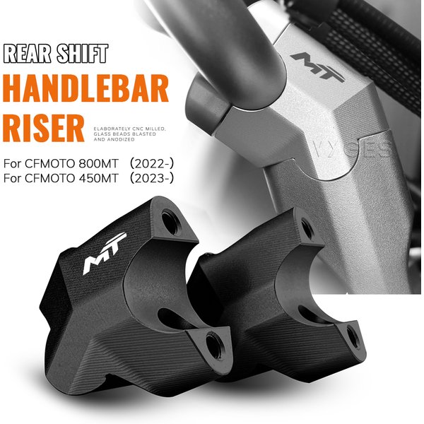 Guidon de moto Riser Drag Bar Clamp, Extend, CFMOTO 800stuff 800 stuff 450stuff 450 stuff IBEX800 IBEX450 IBEX 800 450 2021