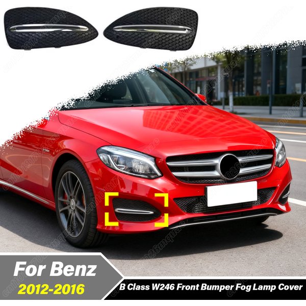 Couvercle de protection antibrouillard pour pare-choc avant Automobile, accessoires de décoration pour Mercedes Benz classe B W246 2012 2013 2014 2015 2016