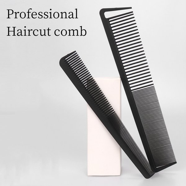 Carbon Fiber Hair Cutting Comb Coiffeur Professional Barber Combs High Temperature Resistance Hairstylist Hairdressing Brush