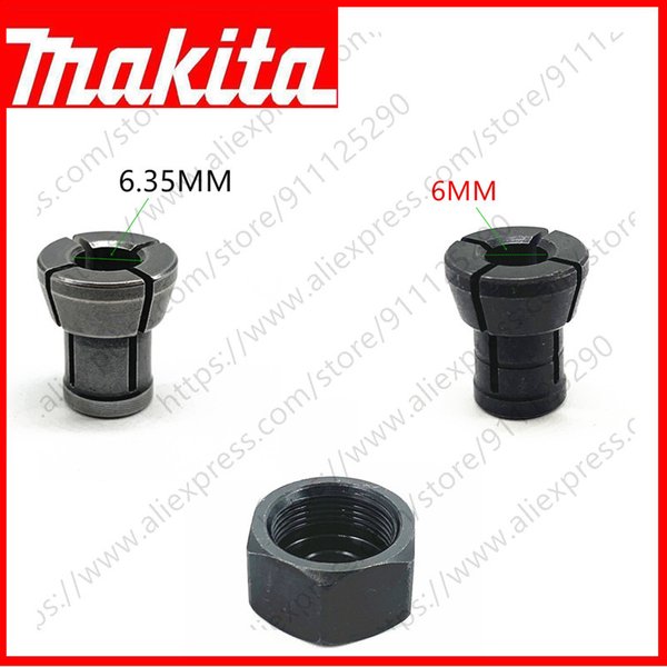 6mm 6,35mm Collet Kegel für MAKITA RP0900 RT0700 RT0700C RT0700CX3 RP2301FCXK RT0700CX2 3621 3621A 3620 MT361 DRT50Z RT0702C