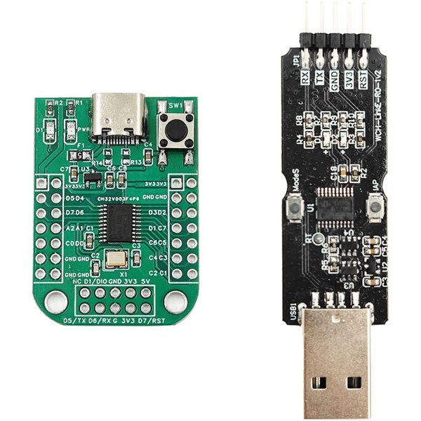 Carte de développement CH32V003, MCU CH32V003F4P6, QingKe RISC-V2A, système SDI 1 fil, fréquence principale 48 MHz, WCH