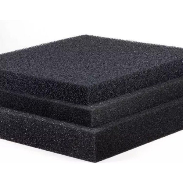 Mousse de Filtration noire pour Aquarium, filtre biochimique, tampon éponge, écumoire, longue durée d'utilisation, réservoir d'alimentation en éponge