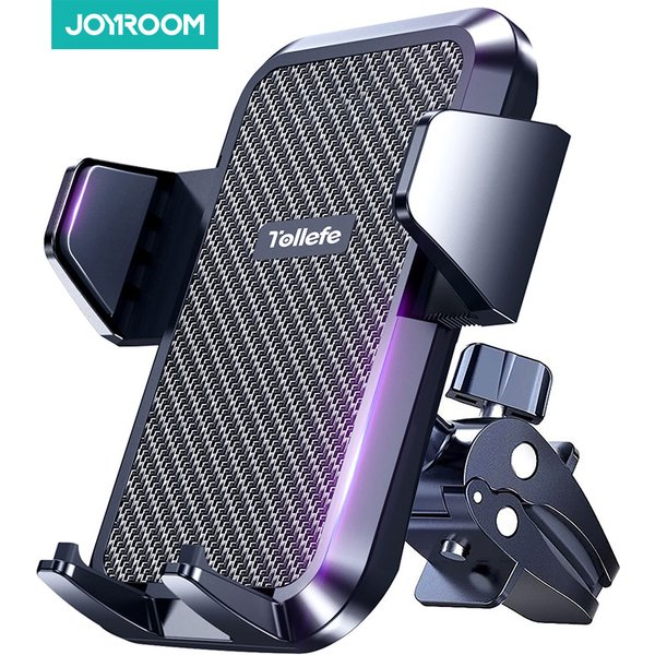 Joyroom – support de téléphone portable pour voiture, Protection de niveau militaire, GPS, grand téléphone portable, épais, mains libres, évent