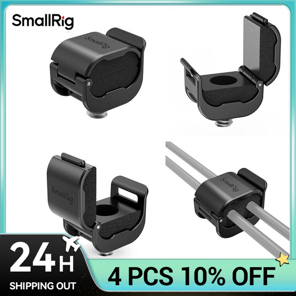 SmallRig – serre-câble pour appareil photo, 4 pièces, Compact et léger, USB type-c, à déverrouillage rapide, Φ 2-7mm, 3685