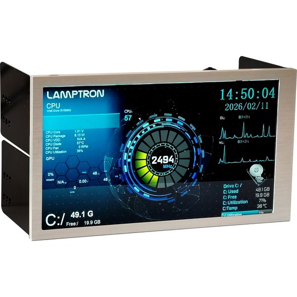LAMPTRON HC060-6”PC-HARDWARE-GERÄTE FÜR ECHTZEITÜBERWACHUNG