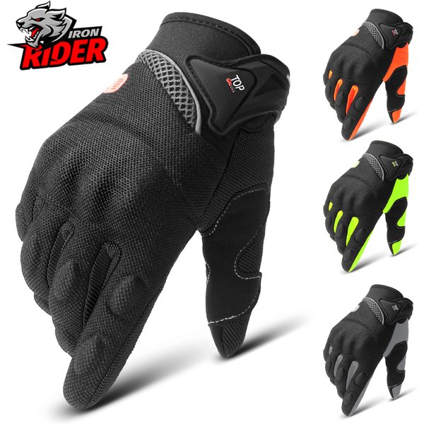 Motorcycle Gloves Moto Touch Screen Breathable Powered Motorbike Racing Riding Bicycle Protective Gloves Summer Men Cycl Gloves