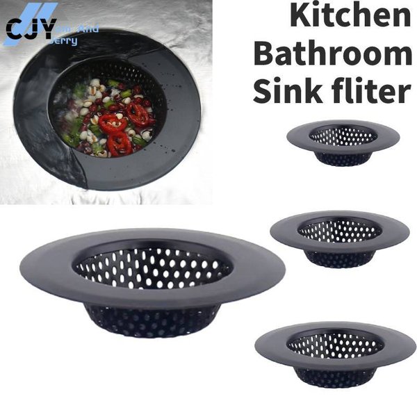 Filtre d'évier de cuisine en acier inoxydable, filtre de crépine d'évier en maille, filtre d'évier de salle de bains, trou de vidange, piège de filtre, outils d'écran de déchets