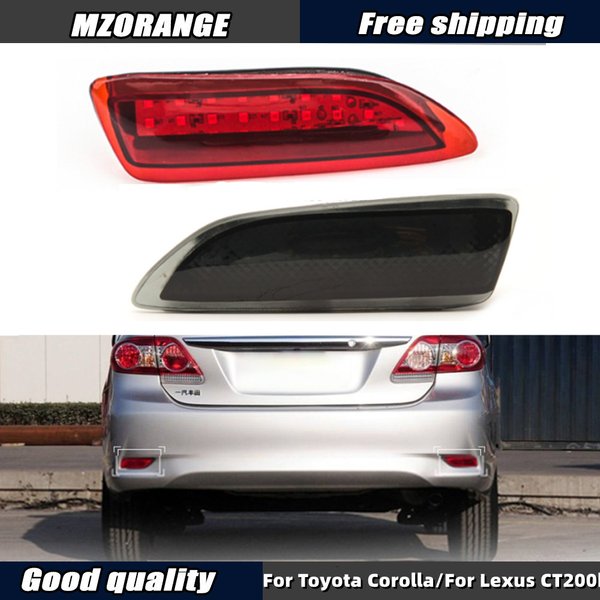 Réflecteur arrière LED pour Toyota Corolla et Lexus CT200h, phare antibrouillard, accessoires de voiture
