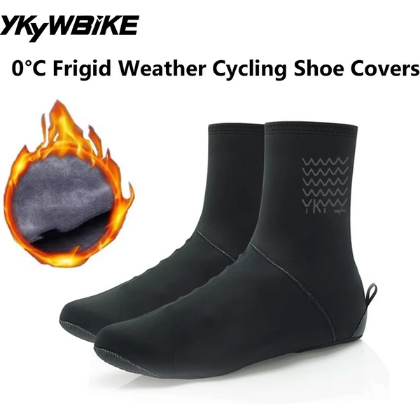 Ykywbike zimowe buty rowerowe pokrywa termiczny polar MTB ochraniacze na buty rowerowe wodoodporny wiatroszczelny pokrowiec na buty rowerowe jazda na rowerze YAS320