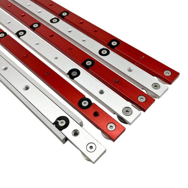 Barre à onglet en alliage d'aluminium, gabarit et barre de fixation, tige de jauge de scie de Table coulissante, tige de jauge de scie de Table coulissante, outil de travail du bois