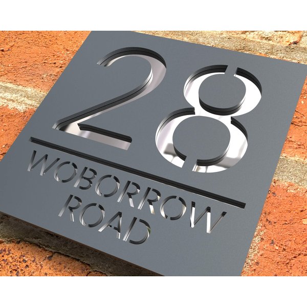 Numéros de maison modernes en acrylique personnalisés, panneau d'adresse de porte, Plaques de lettres 3D de rue, nom extérieur, plaque de décoration de maison