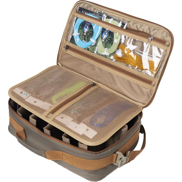 Étui pour moulinet de pêche avec 10 compartiments antichoc – Organisateur de matériel portable pour moulinet Spinning, Baitcasting, Spincast et Fly