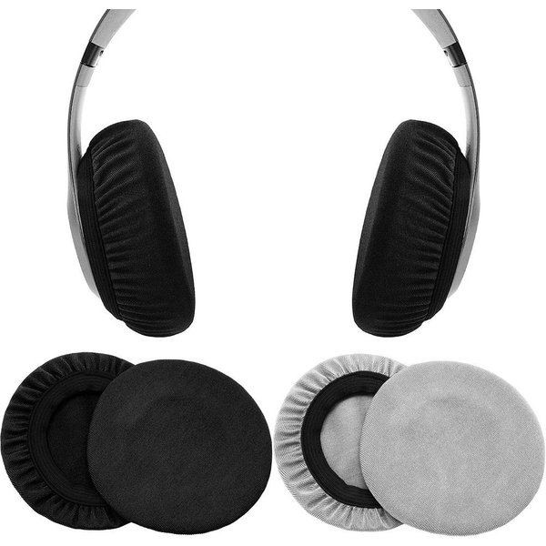 4Pcs Elastic Lycra Earpad Covers Headphone Covers Stretchable and Washable Sanitary Earcup Protectors
