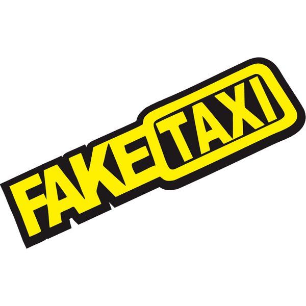 G003 20x5.6CM Funny FAKE TAXI Car Auto Sticker Decal Emblem Self Adhesive Vinyl Universal For BMW Ford Toyota VW Honda Kia