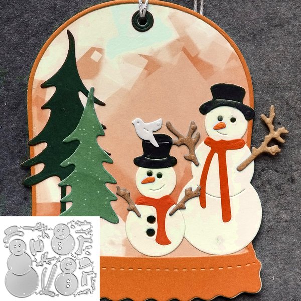 Neue Design Handwerk Metall schablone form Schneiden Stirbt winter schneemann dekoration sammelalbum sterben schnitte Album Papier Karte Handwerk Präge