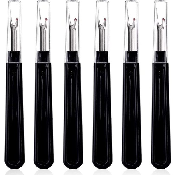 Ripper de couture noir, déchirures de points pour l'artisanat de couture, fils remodelés, enlever le point, décapant pour le travail grossier, couture de bricolage