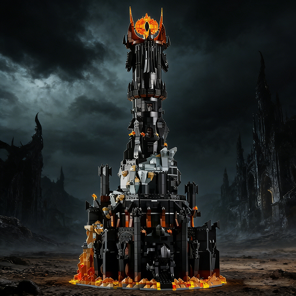 5471 pièces de blocs de construction modèle Black Tower Dark 2024, nouvelle décoration pour la maison, décoration pour garçon, cadeau d'anniversaire pour adulte