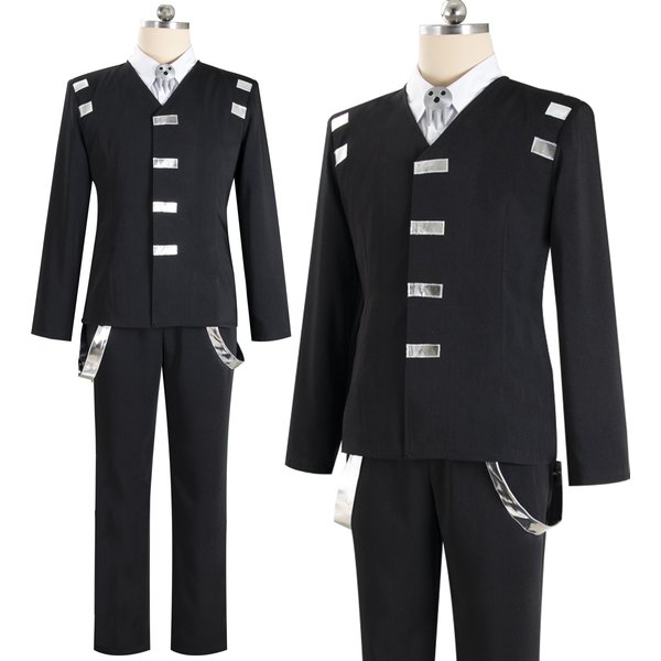 Costume de Cosplay Imbibé d'Anime pour Homme, Uniforme de Maka Albarn, Tenue d'Halloween, Ensemble de Manteau d'Uniforme de Noël pour Enfant