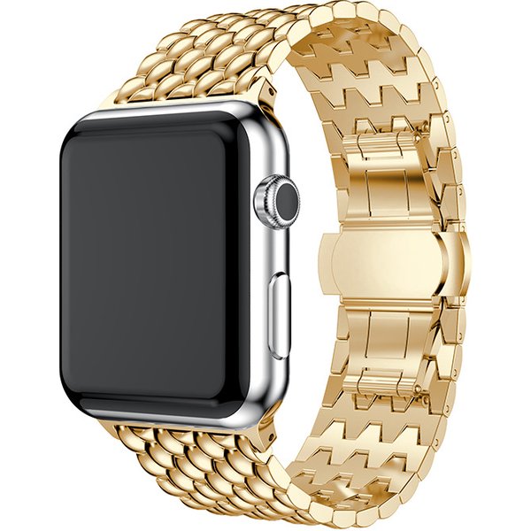 Für Apple Watch Band 49mm 44 40 42 38 41 45MM Metallarmband für iwatch Serie 8 7 6 SE 5 4 3 Zubehör Edelstahlarmband