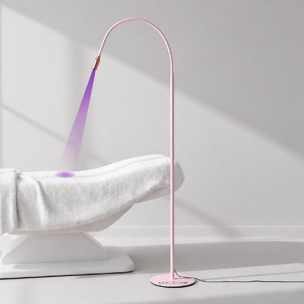 Lampa UV Redukcja szumów rzęs Przełącznik nożny 10W Szybkoschnący polski klej UV Utwardzanie Salon kosmetyczny Światło do przedłużania rzęs