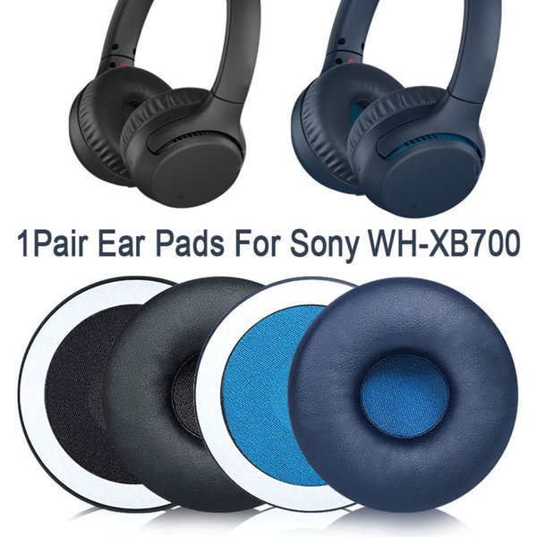 Coussinets d'oreille de remplacement pour écouteurs SONY WH XB700, 2 pièces, housse de coussinets, pièces de réparation