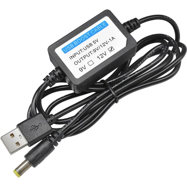 Câble de suralimentation de Charge USB DC 5V à 12V 1A, adaptateur de convertisseur élévateur, câble USB avec composant Boost
