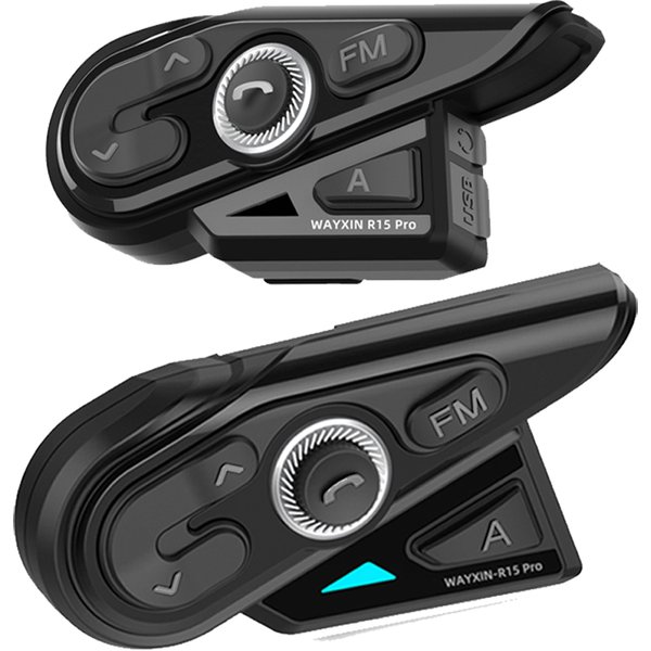 Wayxin R15 Pro Helm Headset 8 Fahrer Motorrad Intercom Universal Pairing FM Radio Inter phone Kommunikation system wasserdicht