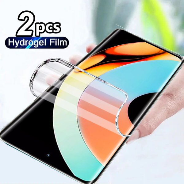 2 Stück Displayschutzfolie für Realme 10 Pro Plus 8 9 9i 8i GT Neo 5 SE 3 3T 2 2T Explorer Master Vollhydrogel-Schutzfolie