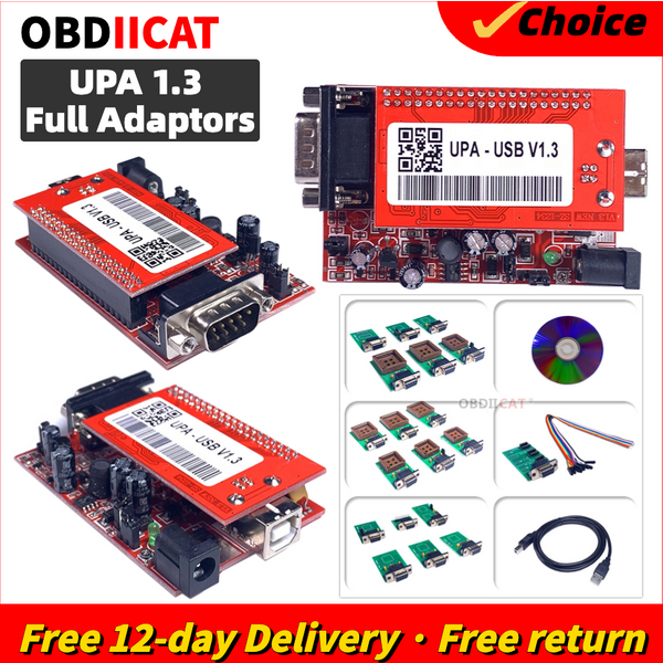 New Arrival UPA USB With 1.3 Eeprom Adapter UPA-USB V1.3 Main Unit ECU Chip Tunning ECU Programmer OBD2 Diagnostic Tool