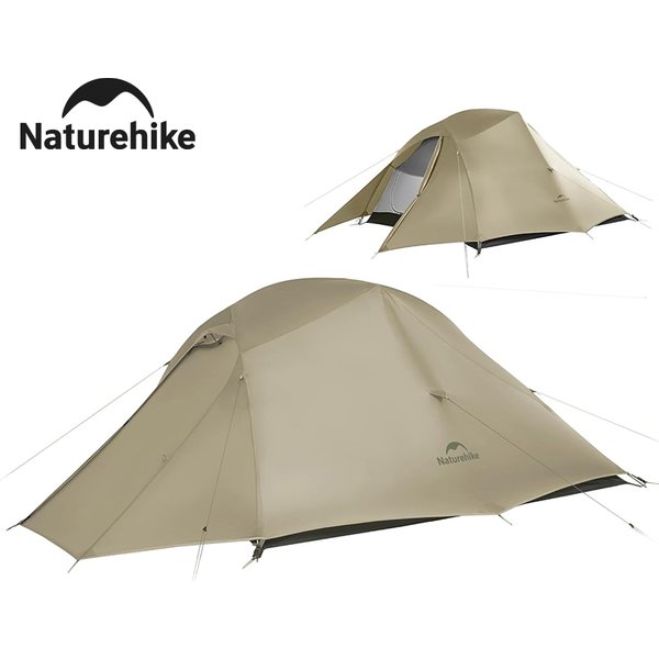 Naturehike Cloud Up PRO Zelt Camping 3-Personen-Zelt Outdoor Reise 20D Wasserdichtes Ultraleichtes Rucksackzelt Trekking Wandern