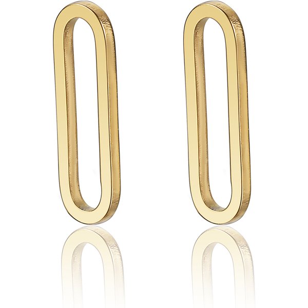 20 Stück 20 mm Edelstahl-Charms mit rechteckigem Rahmen für Halskette, Schmuckherstellung, DIY-Zubehör