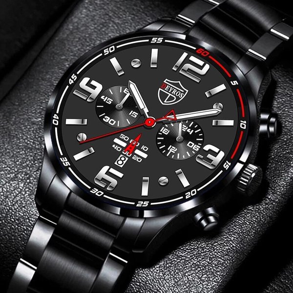 Montre de luxe pour hommes, calendrier, Business, Quartz, horloge lumineuse, 2023