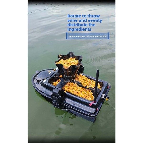 Série d'accessoires pour bateau de pêche automatique rotatif à lancer d'appâts et à pulvérisation pour la pêche en eau sauvage