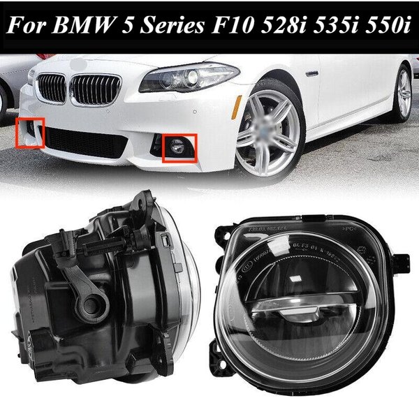 Feux de jour LED antibrouillard pour BMW série 5 F07 F10 F11 F18 hybride 5 528i 535i 550i 2013-2016 63177311293 63177311294