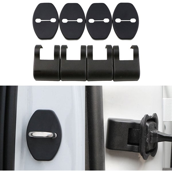 Car Door Lock Check Arm Cap Cover Door Stopper Cover for Audi Q3 Q5 Q7 Q8 Q2 A4 B6 B7 A6 C5 C6 Q2 A3 A5 A7 A1 TT Accessories