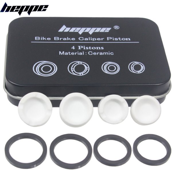 HEPPE-Piston de frein de vélo en céramique pour WinterMANO, M640, M6120, M7120, M8020, M8120, M9120, Saint Musk Brake Calretraités, 4 pistons avec joint