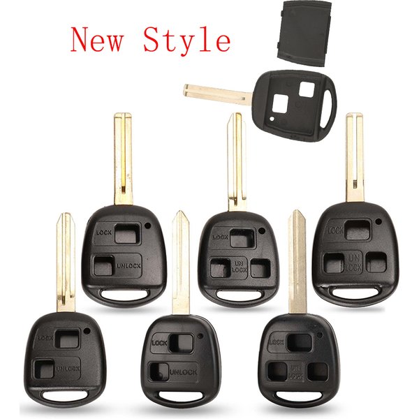 jingyuqin Remote 2/3 B Key Case Cover Shell For Lexus RX300 ES300 LS400 GX460 For Toyota Corolla Land Cruiser YARIS CAMRY RAV4
