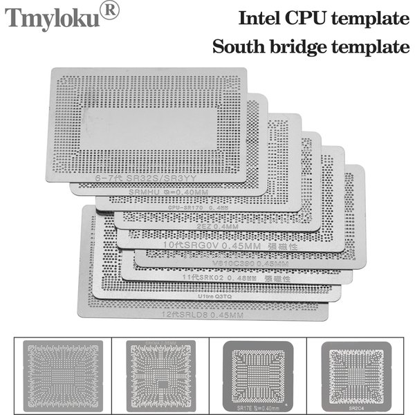 BGA Gen 4-14 Intel Laptop CPU-Schablone SR170 SR2EZ SRGOV SRLD8 Southbridge-Schablone Gen 4-13 SRKZZ SR40S SRKMA SR40B SR2WC SR17E