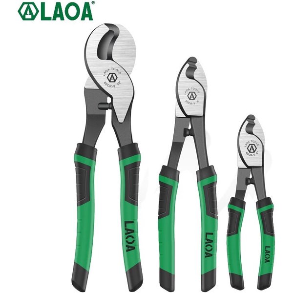 LAOA Kabelschneider CR-V Stahl 6/8/10 Zoll Crimpzange Bolzenschneiden Elektrischer Abisolierer Multifunktions-Handwerkzeuge