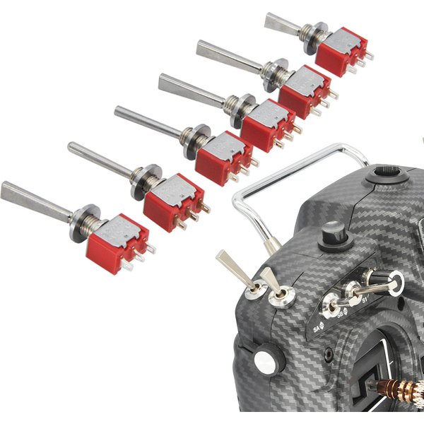 FrSky Switch with Screw Nuts Parts For Taranis X9D Plus X7/ X7S X9DP2019/ X9 Lite Radiomaster Jumper T16 Radio Toggle Switch