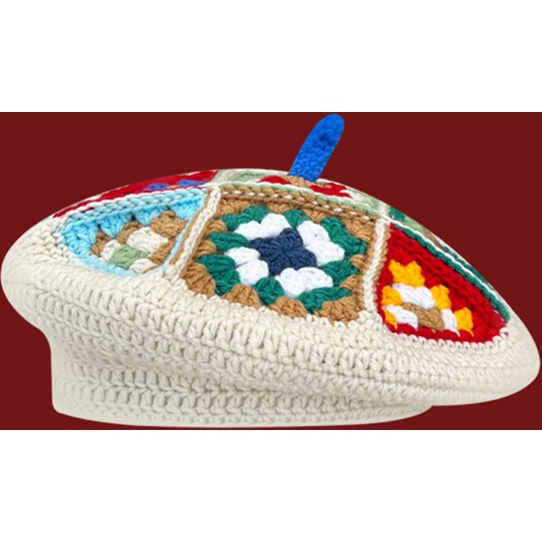 Gehäkelte Mütze, Mützen für Damen, Baskenmützen, Wintermützen, Damen-Baskenmütze, luxuriöse Damenmütze, neue Damenmütze, Damenmütze, Pilzmütze.