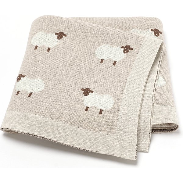 Süße Schaf druck Musselin Neugeborene Jungen & Mädchen Krippe Decken Wickel Wickel Bio-Baumwolle Säugling Sicherheits decke für 0-24 m