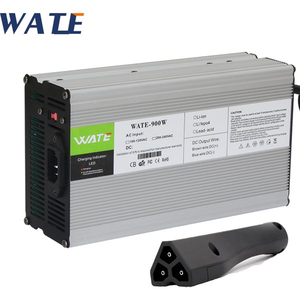 Chargeur 36V 20a adapté pour voiture de CLUB EZGO YAMAHA, batterie plomb-acide 36V, chariot de Golf AGM, prise TXT RXV, coque en aluminium intelligente en option