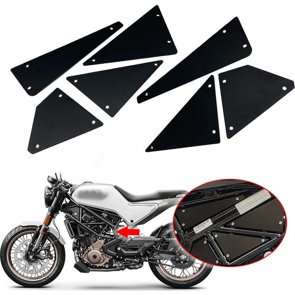 Für Husqvarna 401 Svartpilen 401 Svartpilen 250 Vitpilen 401 2020-2023 2021 2022 Motorrad Rahmen Schutz Seite Abdeckung trim