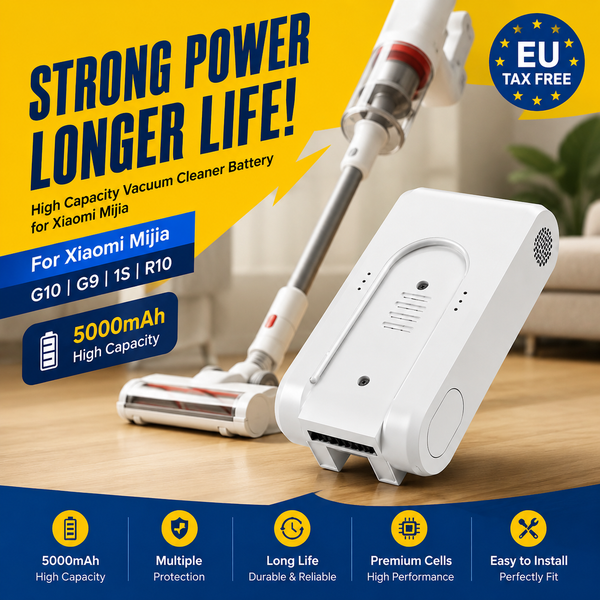 25,2V 5000mAh Akku für Dreame G9 G10 T10 T20 V12S, Kabelloser Staubsauger Li-Ionen-Ersatzakku