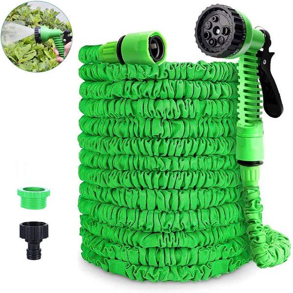 Tuyau d'arrosage magique extensible à haute pression, 25-200 pieds, 03 outils d'arrosage, pour le lavage de voiture
