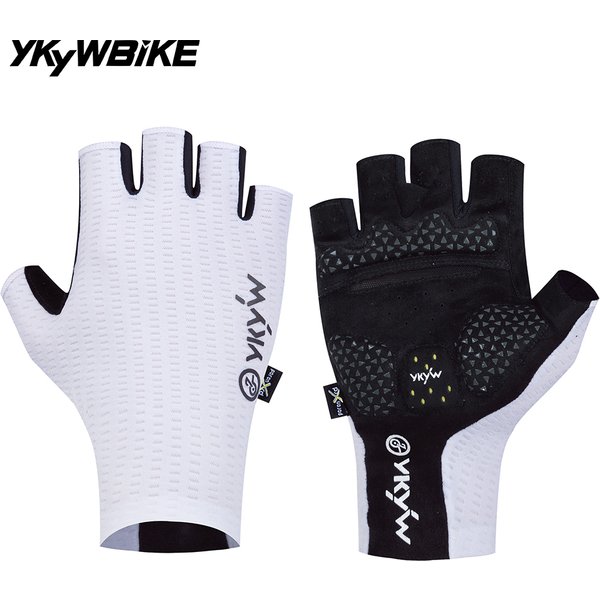 YKYWBIKE 2026 Radfahren Sporthandschuhe PORON XRD Schwamm Sommer Rennrad Handschuhe Stoßdämpfende Fahrrad MTB Halbfingerhandschuhe