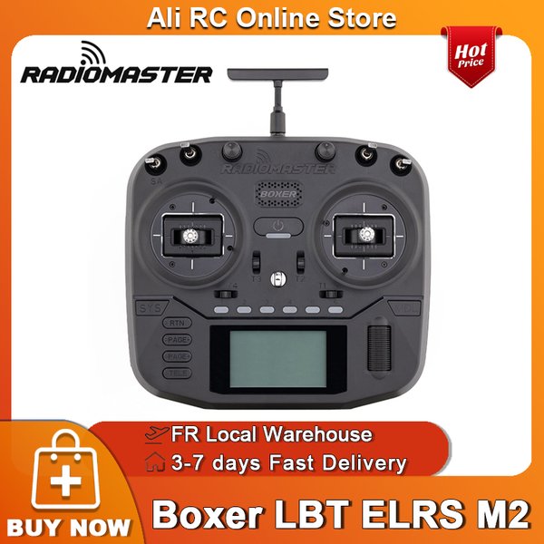 RadioMaster Boxer ELRS 2.4G LBT FCC Wersja 16CH (M2) V4.0 Hall Gimbals System Sterowania Radiowego EdgeTX Dwuzakresowy Nadajnik FPV do Dronów z Podwójnym Zasięgiem